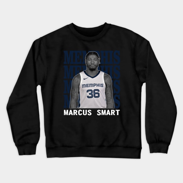 Memphis Grizzlies Marcus Smart Crewneck Sweatshirt by Thejockandnerd